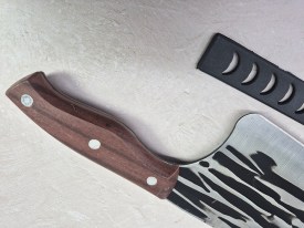 Cuchillo cocina mango madera